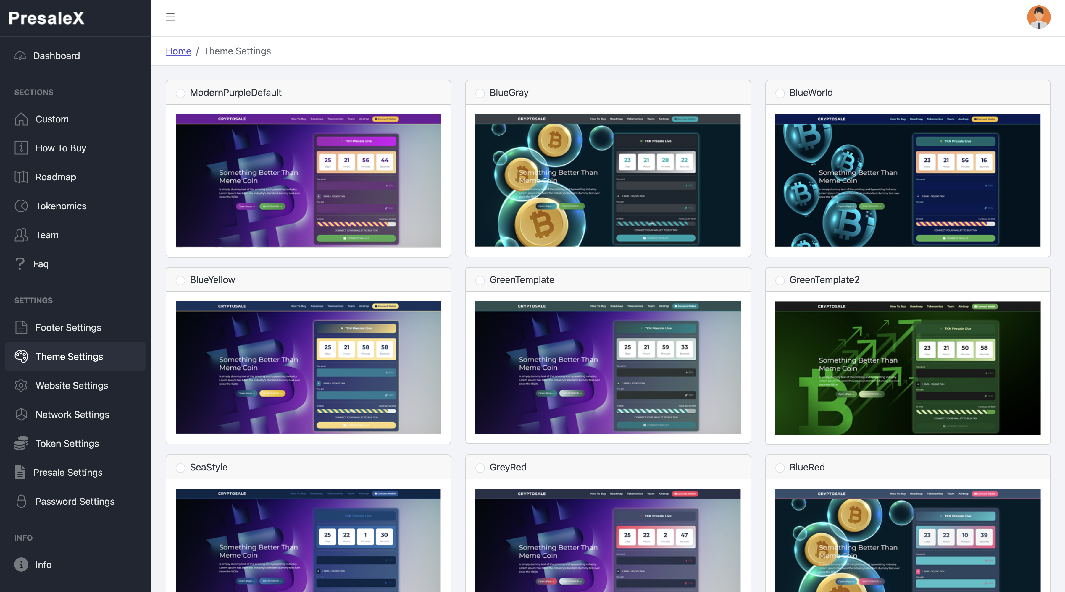 Presalex Presale Script